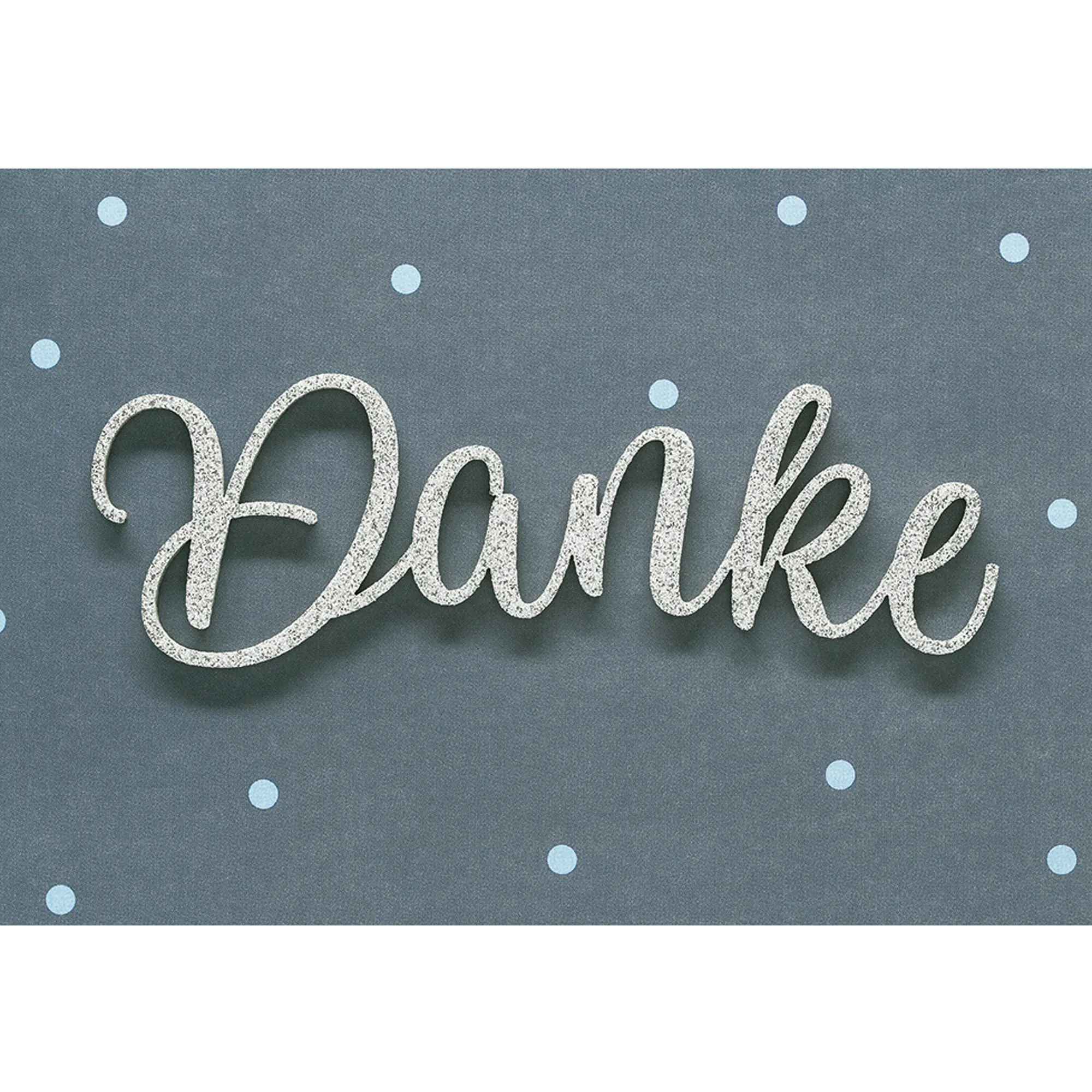 Perleberg Karte Danke Lettering aus der Kategorie Karten