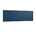 Wandtafel Stahlemaille blau, 300x100 cm, mit durchgehender Ablage, aus der Kategorie Wandtafeln Blau