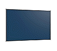 Wandtafel Stahlemaille blau, 150x100 cm, ohne Kreideablage,