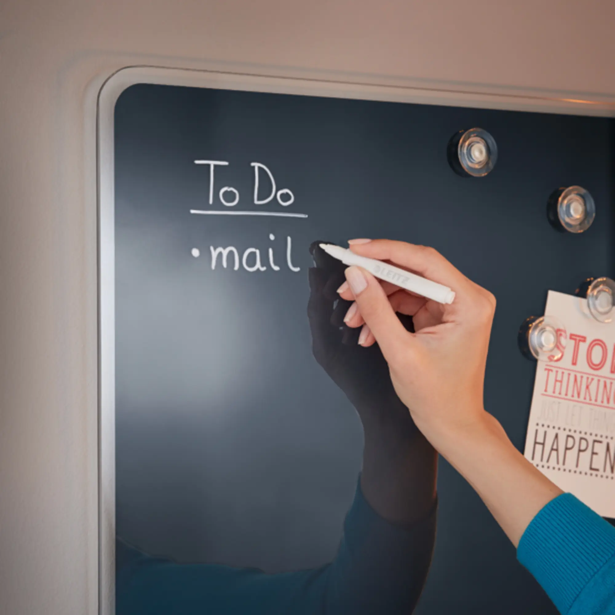 Leitz Whiteboard Cosy Glas 60x40cm grau aus der Kategorie Glastafeln