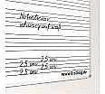 Notenlinien 2,5:2,5:2,5:2,5 cm