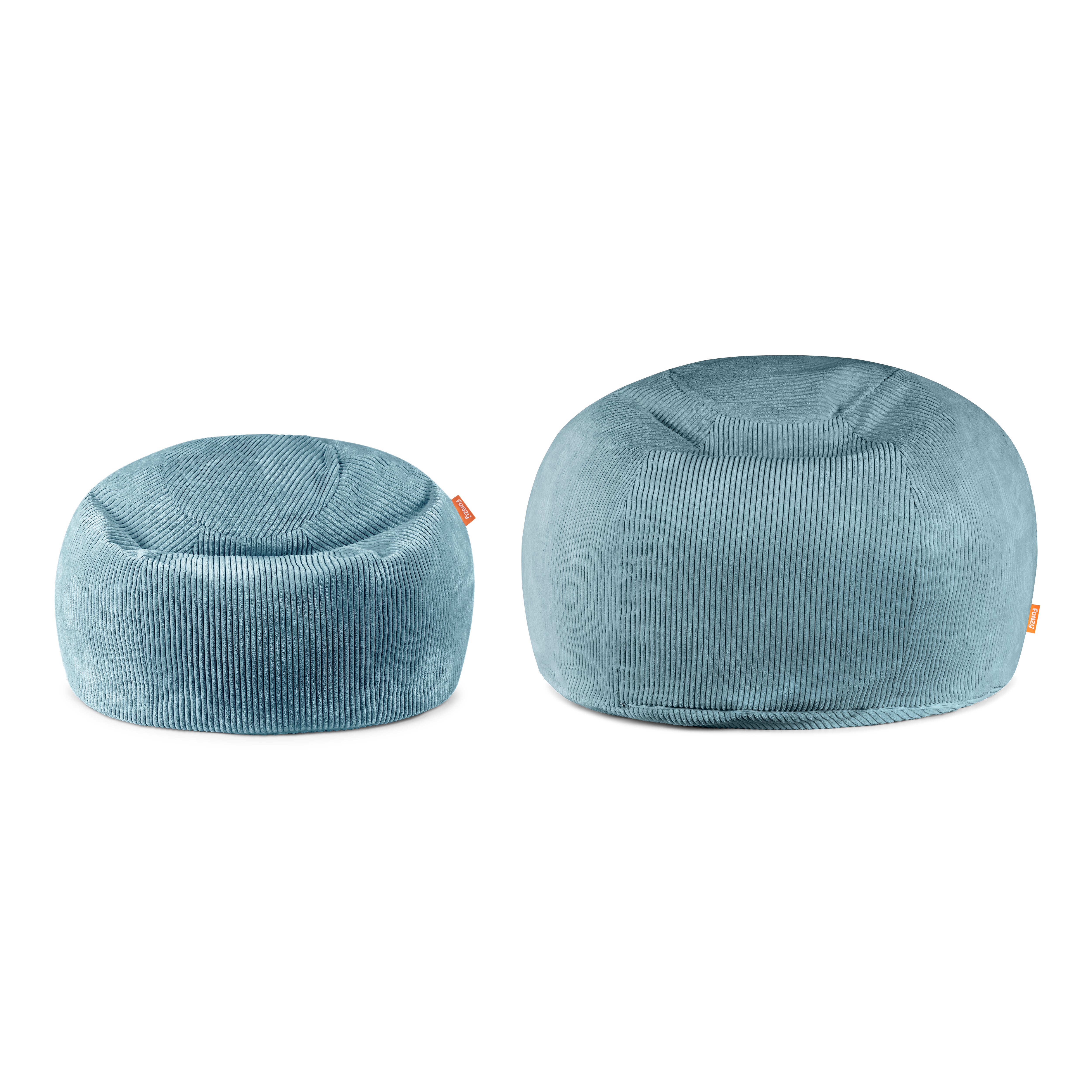Funzy XL Sitzsack 85 × 50 × 50 cm (L × B × H), Gewicht 7,5kg mit Cordbezug aus der Kategorie Polstermöbel