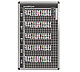 Klassen-Plantafel, 12 Stunden Mo-Fr, für 15 Klassen, 123x77 cm, aus der Kategorie Schultafeln & Whiteboards