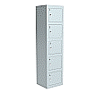 Handyfachschrank aus Stahl,  78 cm hoch,  21x20 cm (B/T),  5 nummerierte Handyfächer,