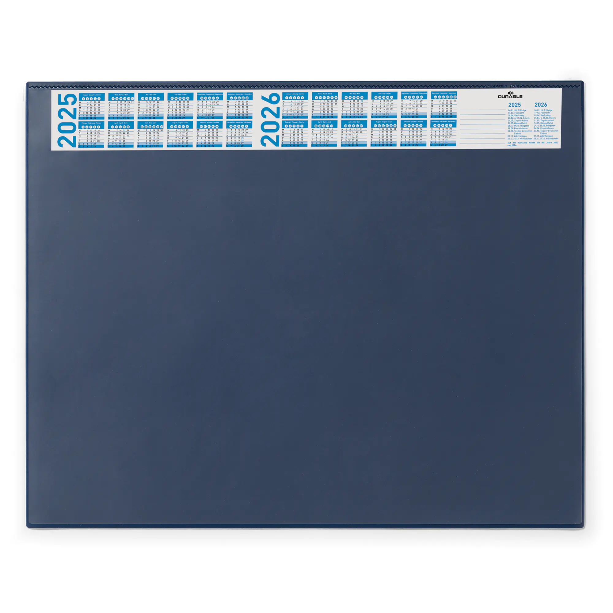 Durable Schreibunterl. 520x650mm Jahreskal. d.blau aus der Kategorie Schreibtischzubehör