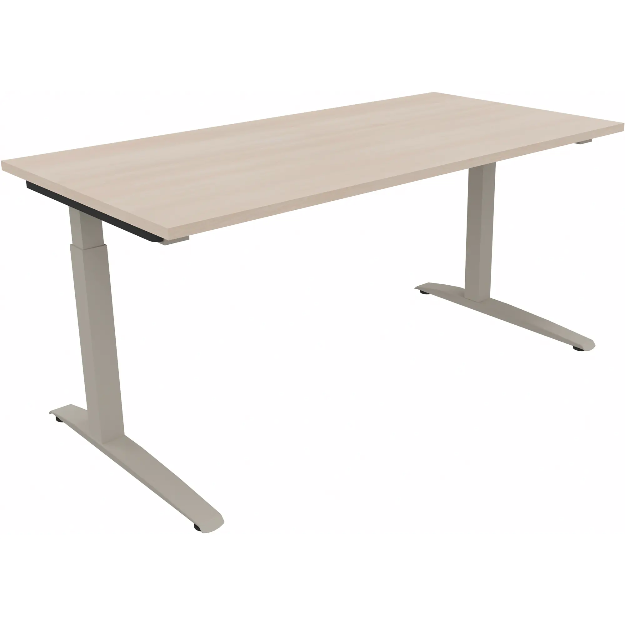 Schreibtisch Kufe Einzels. Q 160x80cm si/Akazie aus der Kategorie Möbel & Ausstattung