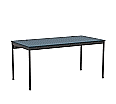 EDV-Tisch, 160x90 cm (B/T), 72 cm hoch, offener Blechkabelkanal, aus der Kategorie EDV-Tische