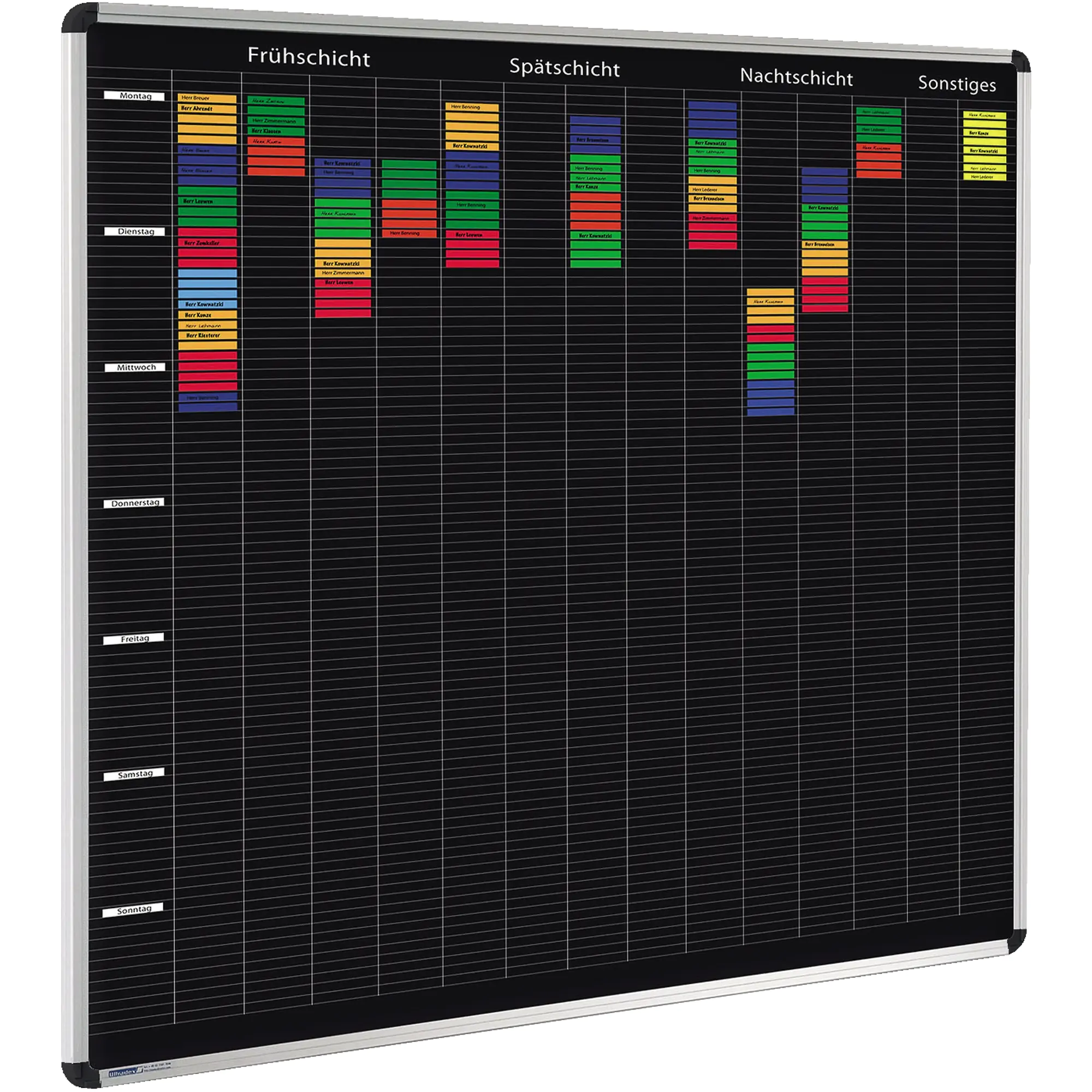 Ultradex Stecktafel PLANRECORD 440x320x22mm sw aus der Kategorie Plantafeln