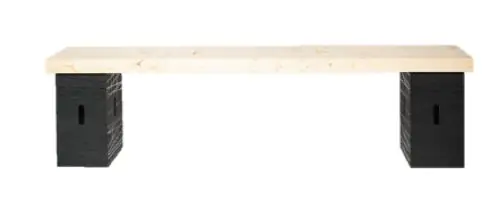 Sitzbank Holz, 180x36,4x6,5cm aus der Kategorie Sonstige Sitzgelegenheiten