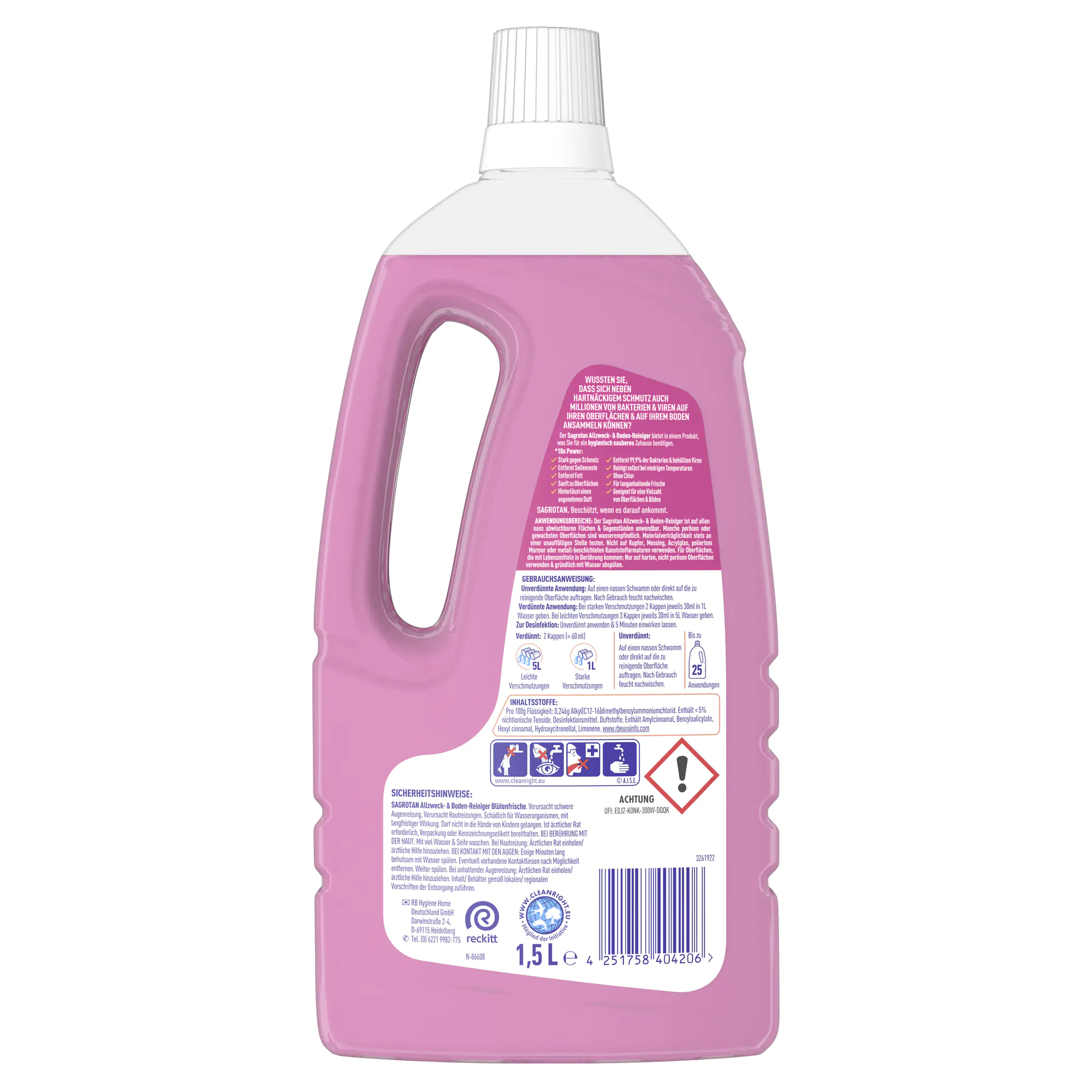 Sagrotan Allzweckreiniger Blütenfrische 1500ml aus der Kategorie Reinigung
