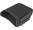 ERSATZTEIL: Fußkappe für Tisch T, Maß flachoval 55 x 35 mm, mit Filzeinlage (Clix)