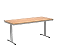 Klapptisch, 170x70 cm (B/T), 72 cm hoch, T-Fuß,