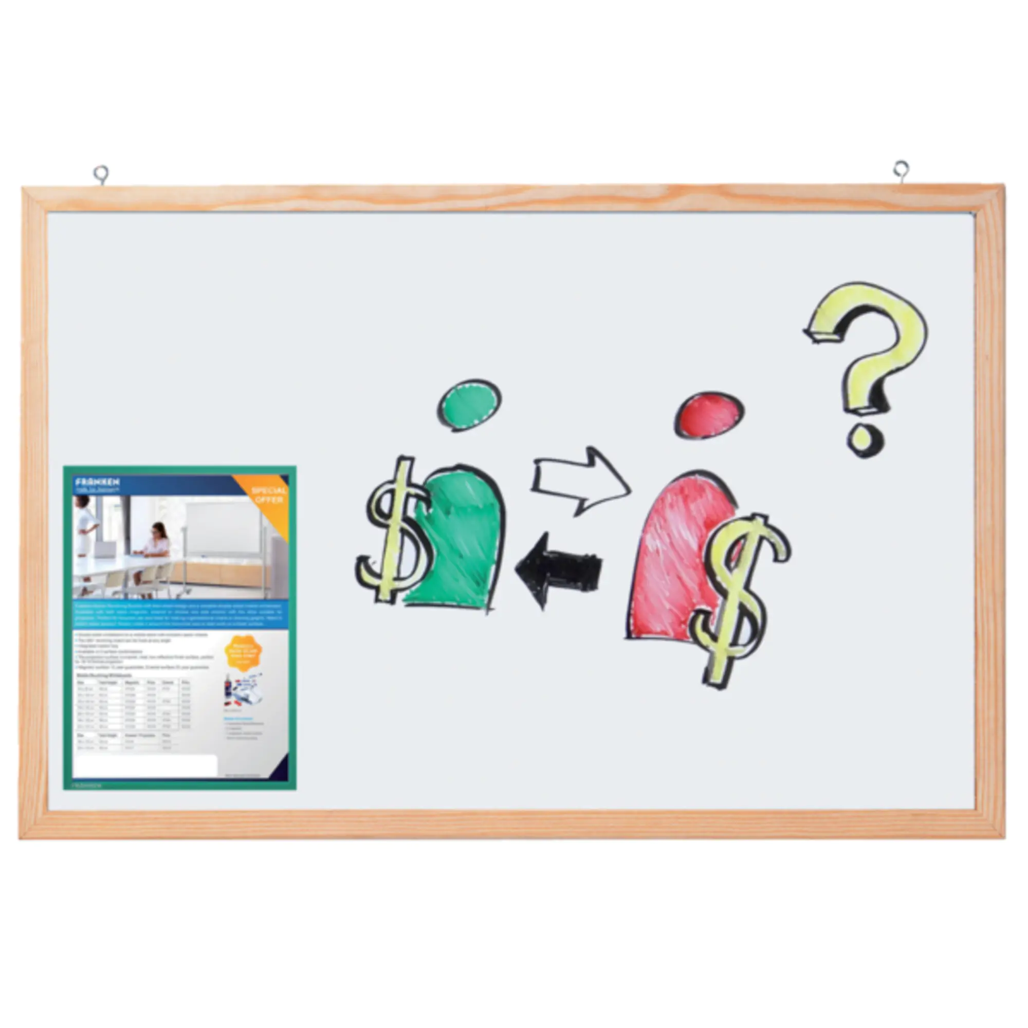 Franken Schreibtafel 30x40cm magnethaftend aus der Kategorie Whiteboards