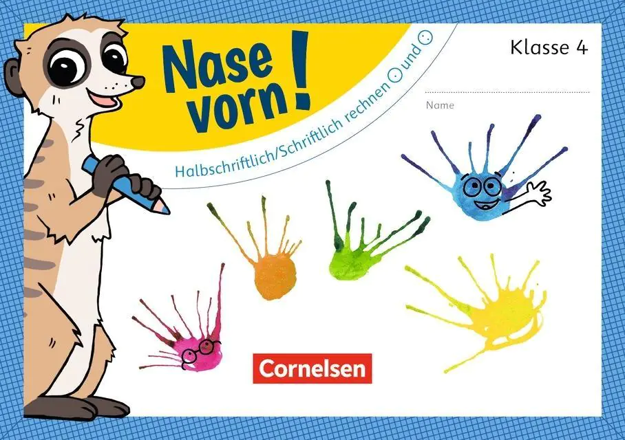 Nase vorn! Mathematik 4. schriftlich Rechnen mal geteilt aus der Kategorie Mathematik