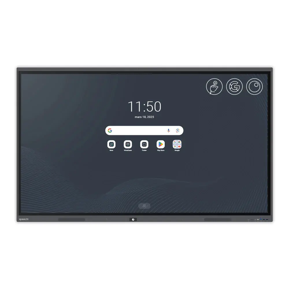 Speechi Superglass Pro 65 Zoll, Android 14 EDLA aus der Kategorie Interaktive Displays