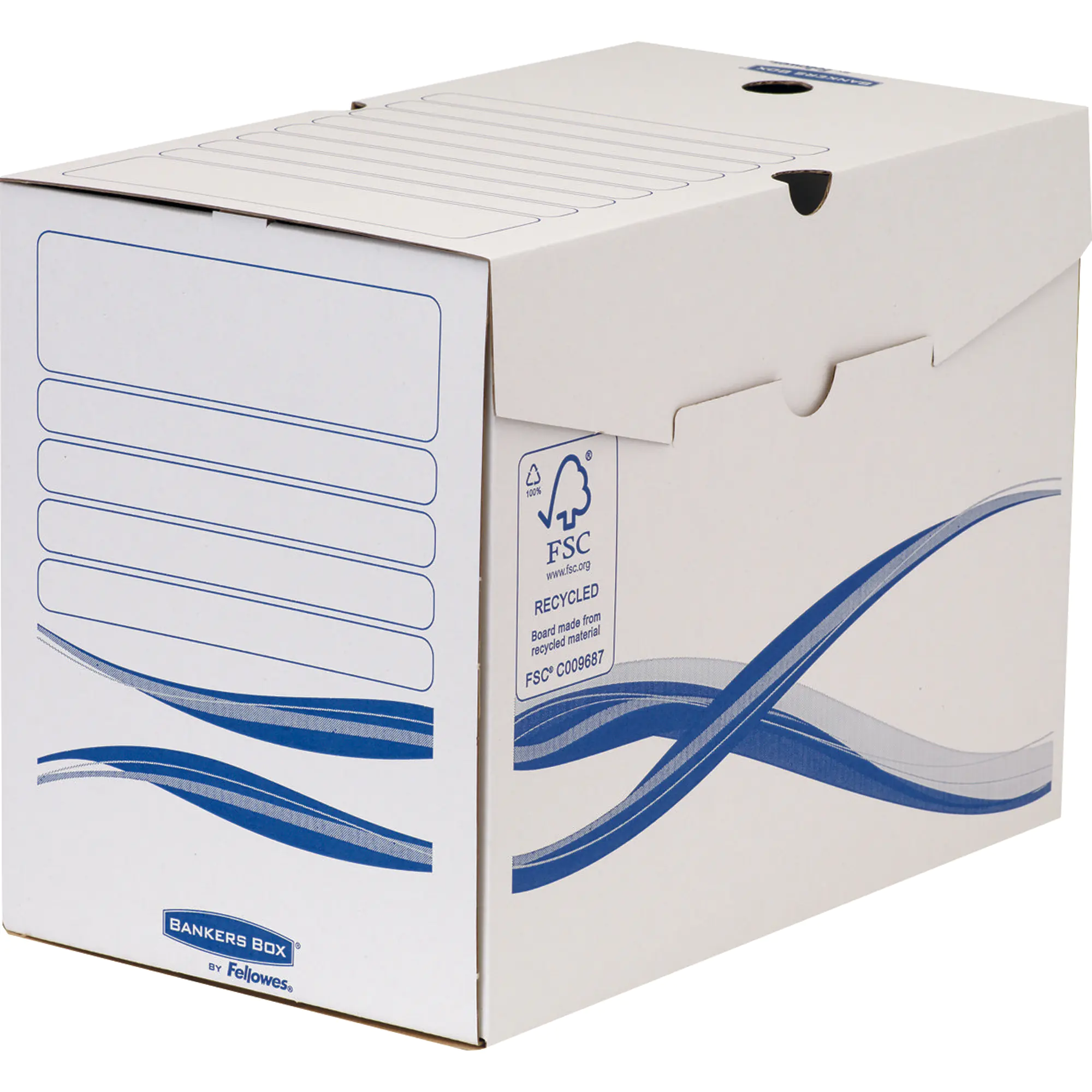 Bankers Box Archivschachtel Basic A4+ ws/bl 25 St. aus der Kategorie Archivierung