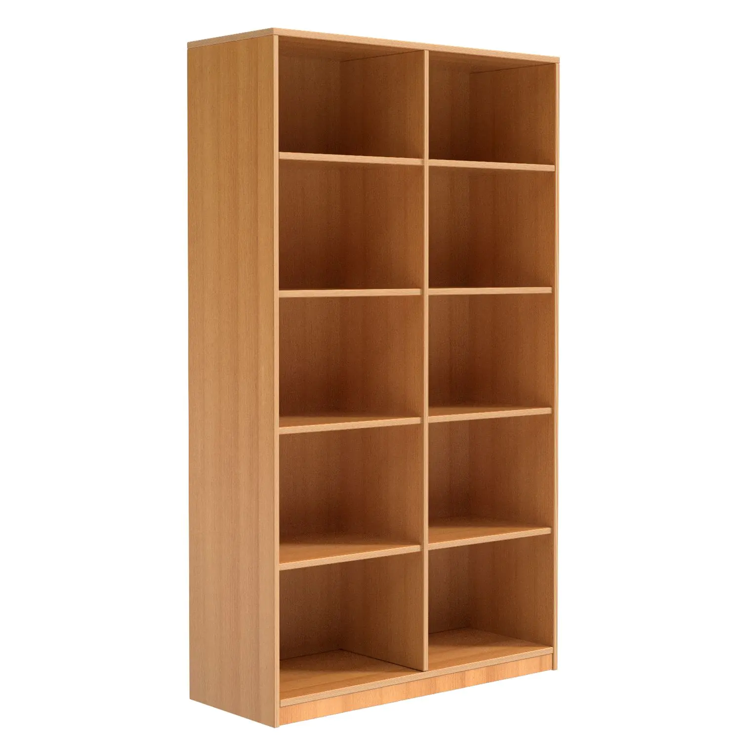 Hochschrank 2 Türen, mit Mittelwand, je 4 verstellbare Fachböden aus der Kategorie offene Regale