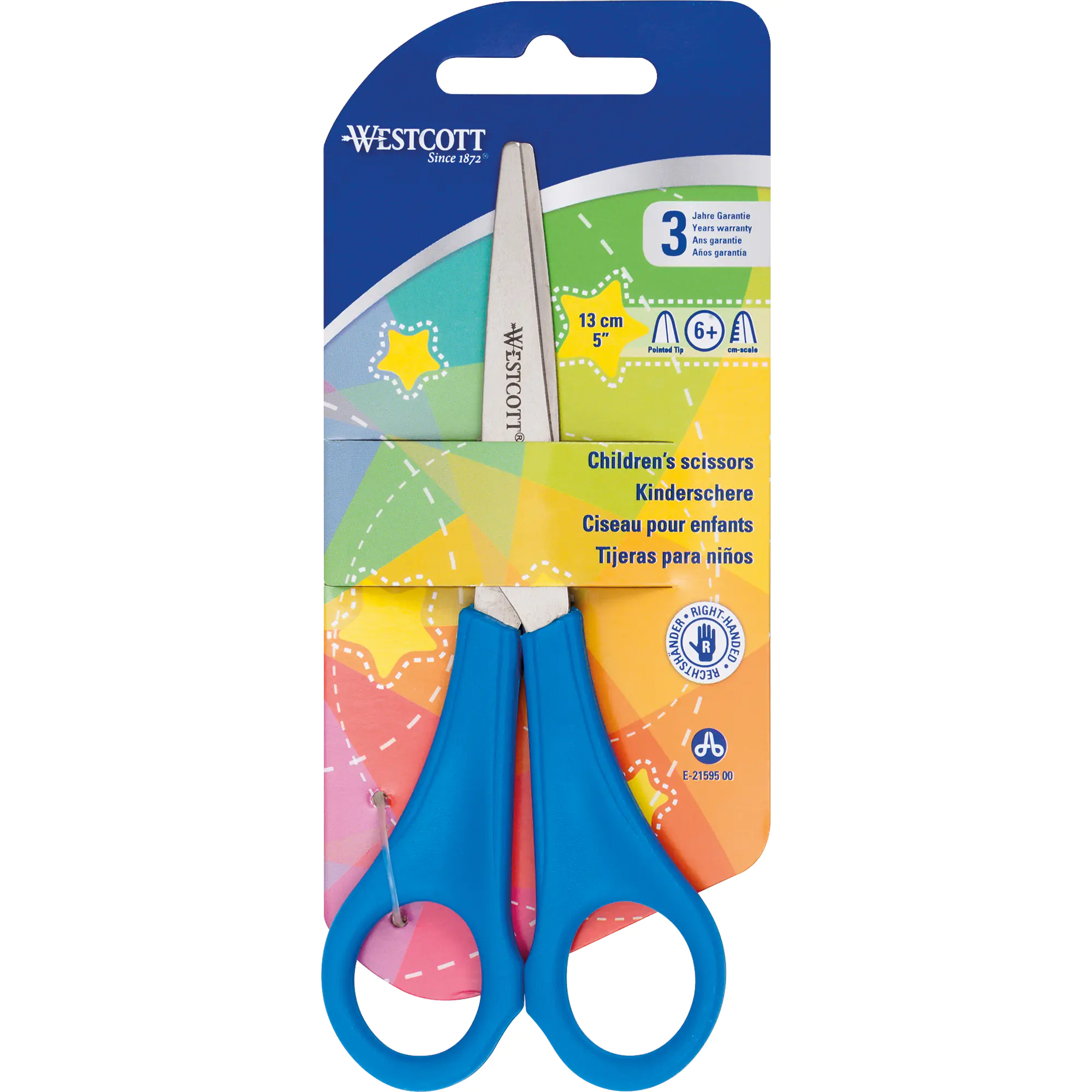 Westcott Kinderschere 13cm 5 Zoll spitz bl aus der Kategorie Büro- und Schreibbedarf