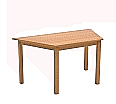 Trapeztisch, 140x70 cm (B/T), 70 cm hoch, aus der Kategorie Trapeztische