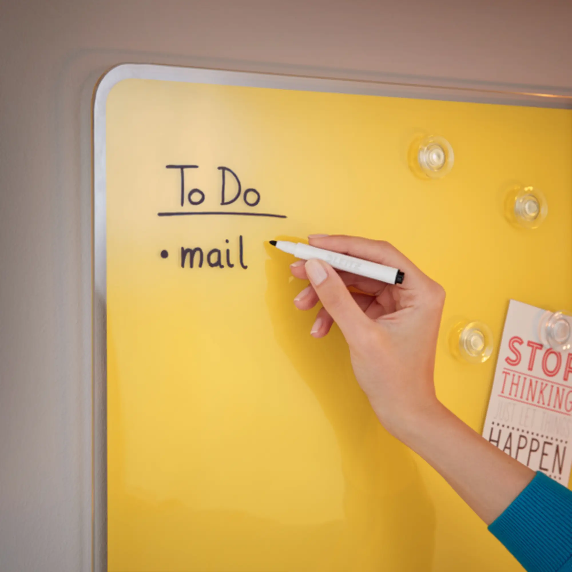 Leitz Whiteboard Cosy Glas 60x40cm gelb aus der Kategorie Glastafeln