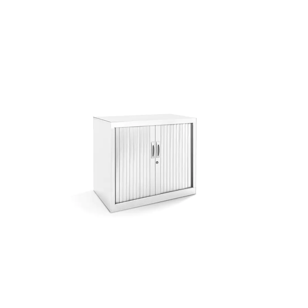 Stahl-Rollladen-Schrank,  70 cm hoch,  80x44 cm (B/T), aus der Kategorie Stahl-Schränke mit Rollo-Türen