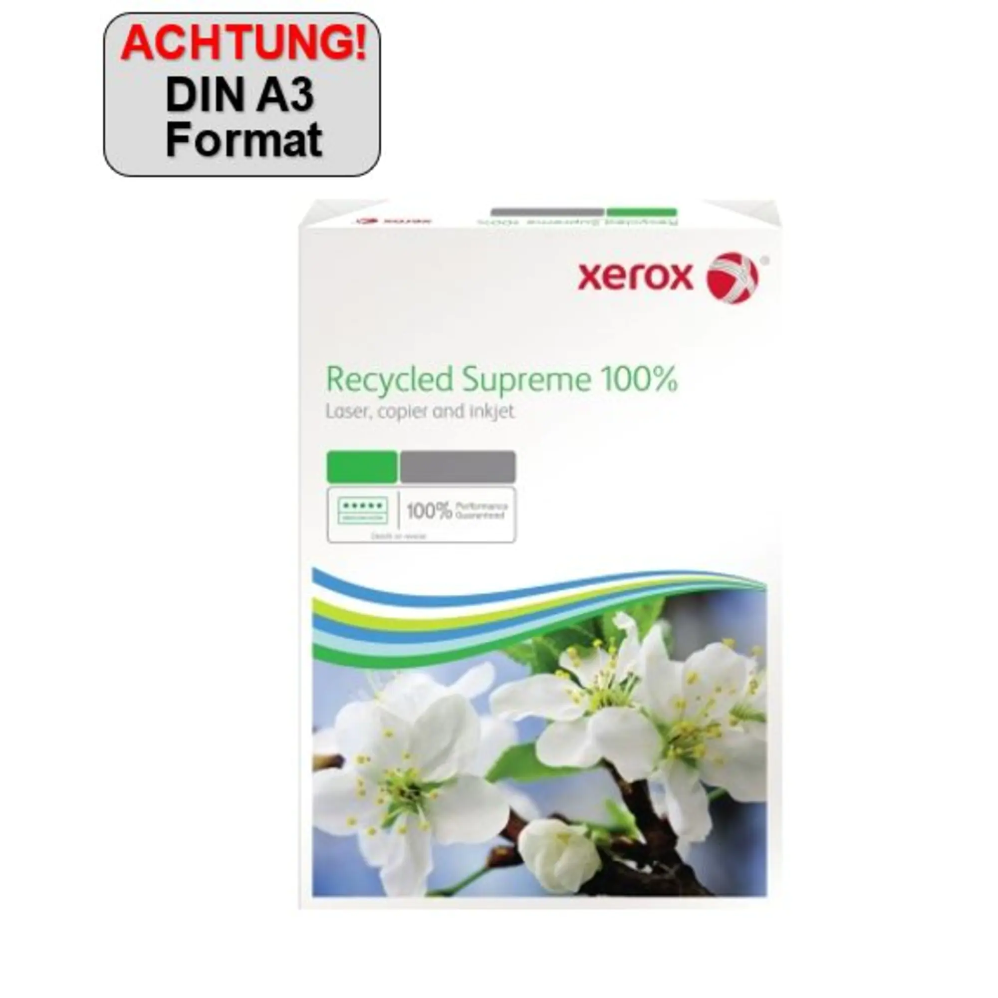Xerox Kopierpapier Recycled Supreme DIN A3 ws 500 Bl. aus der Kategorie Kopier- & Druckerpapiere