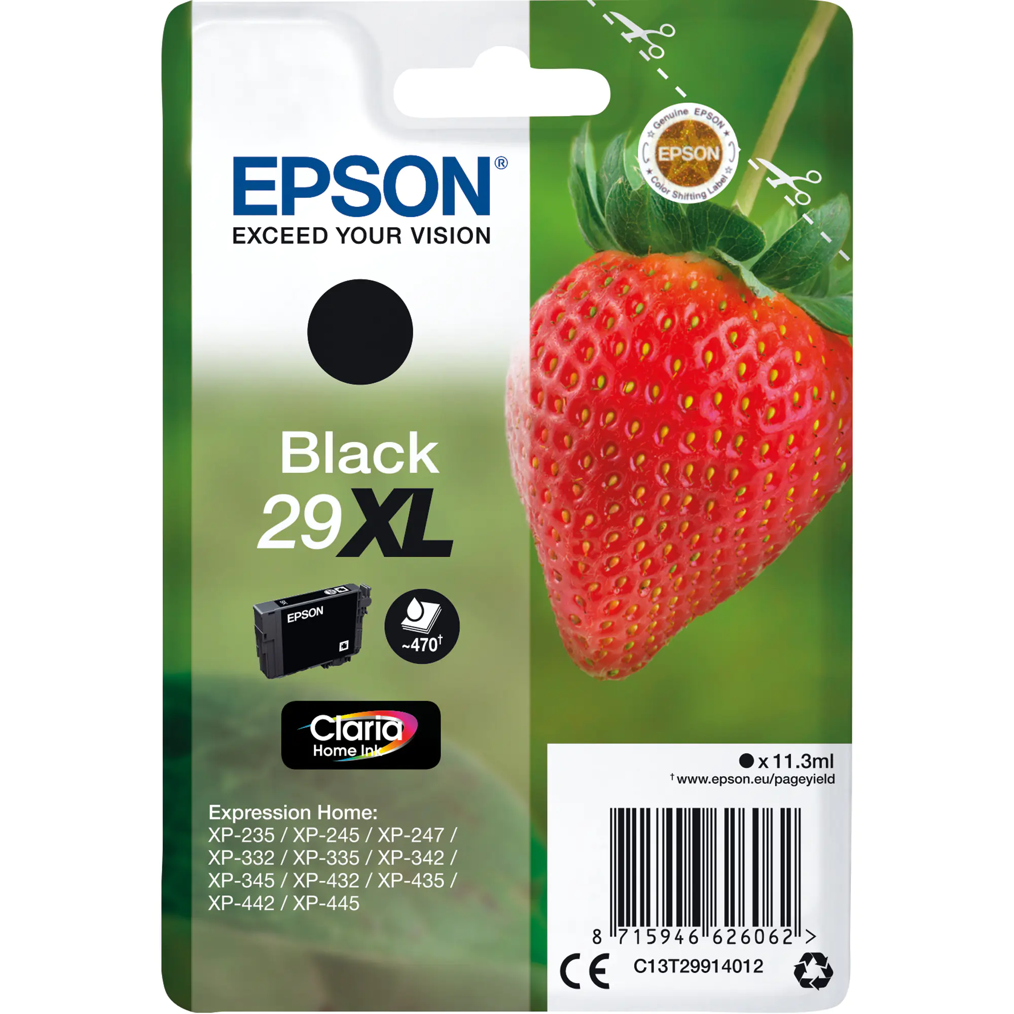 Epson Tintenpatrone 29XL 11,3ml schwarz aus der Kategorie Tinte & Toner