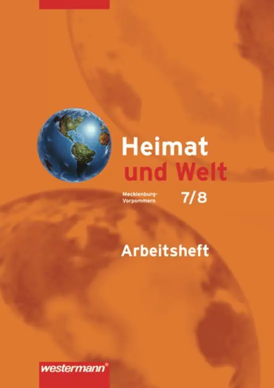 Heimat und Welt 7/8. Arbeitsheft. Mecklenburg-Vorpommern aus der Kategorie Geographie