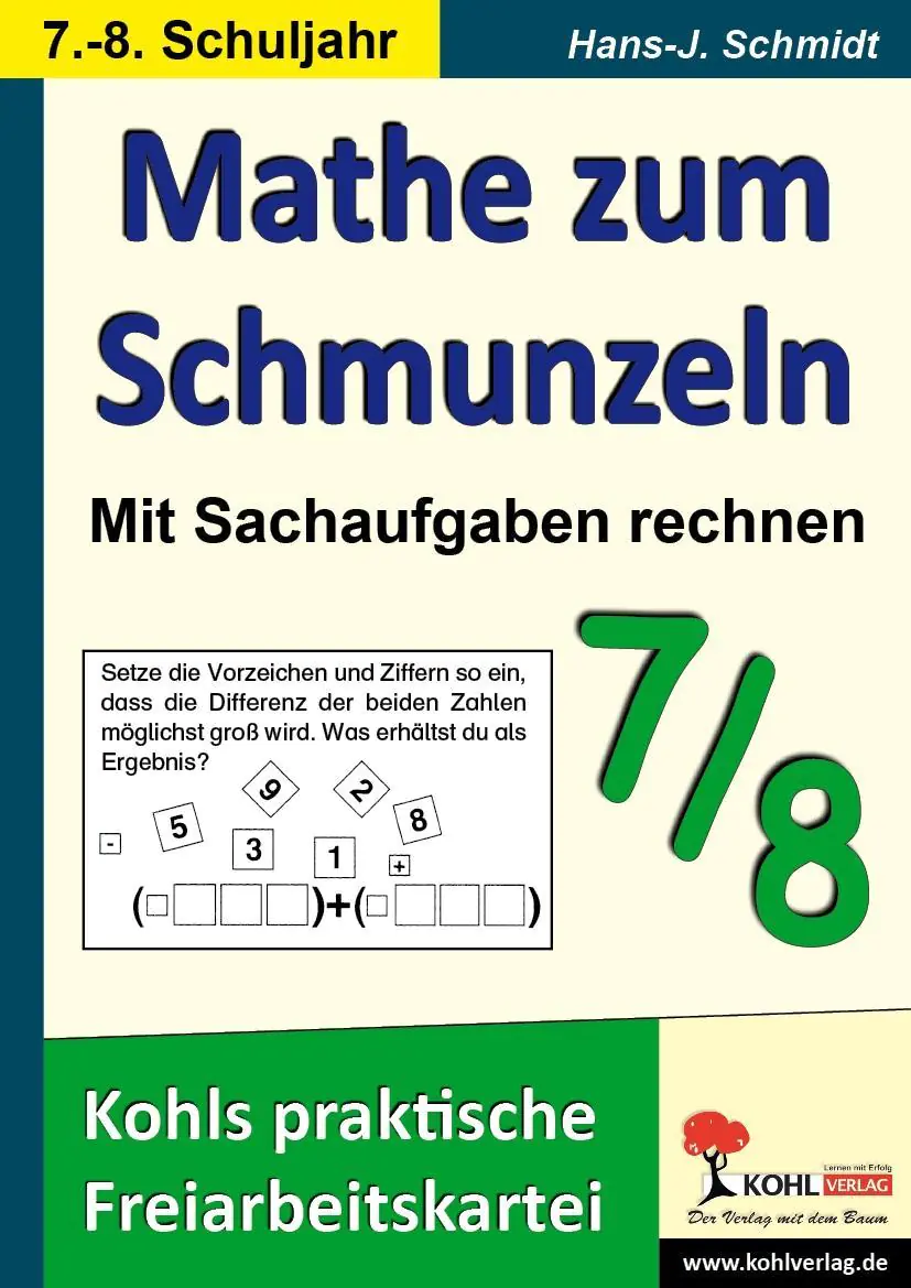Mathe zum Schmunzeln - Sachaufgaben / 7.-8. Schuljahr aus der Kategorie Mathematik