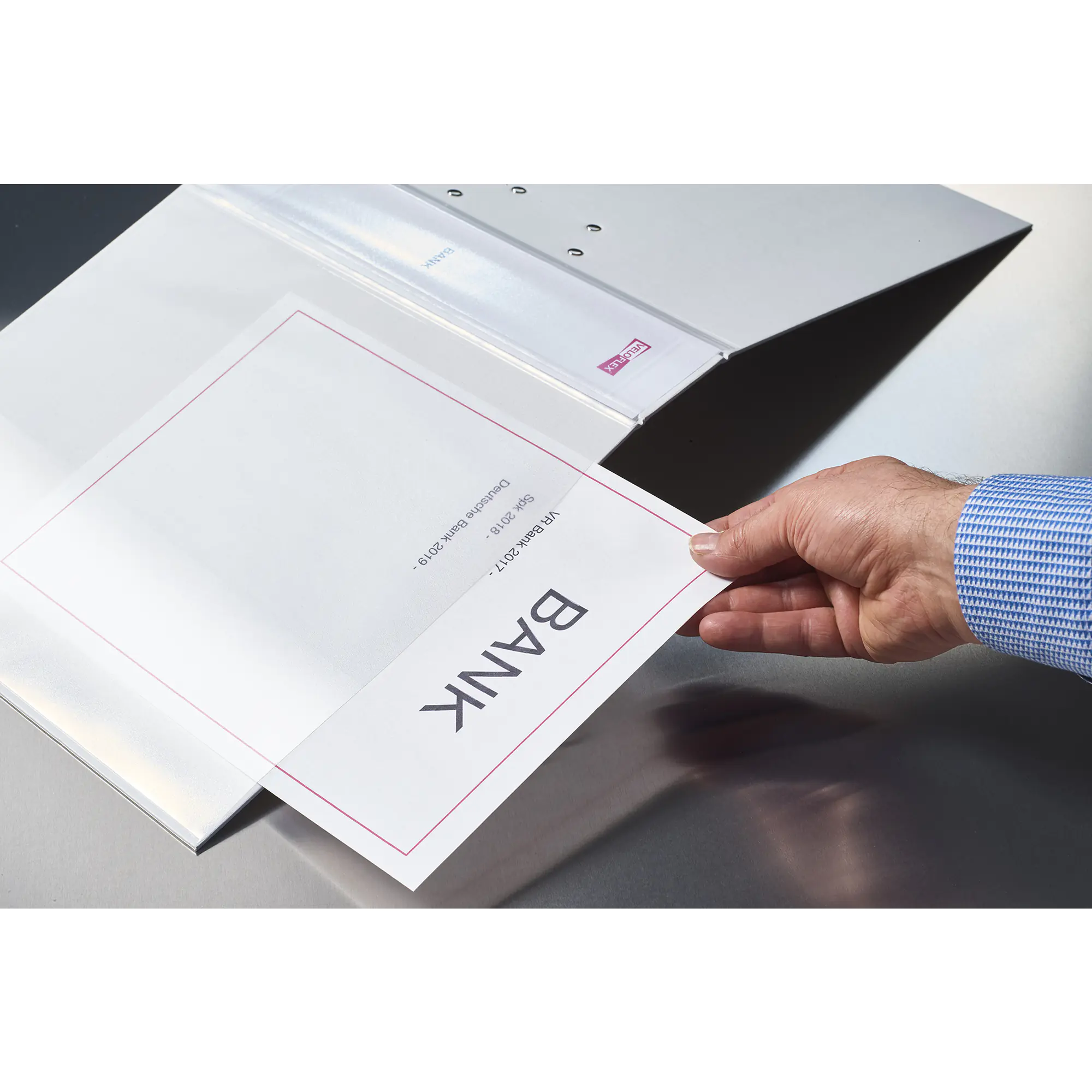 Veloflex Präsentations- Ringbuch VELODUR DIN A4 ws aus der Kategorie Ordner & Ablage