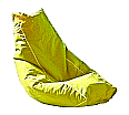 Außenhülle für Chillout Bag Large Gelb (o. Füllung) aus der Kategorie Sonstige Sitzgelegenheiten