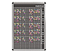 Personal-Raum-Plan,  8 Stunden, 33 Spalten, 103x77 cm, aus der Kategorie Stundenpläne