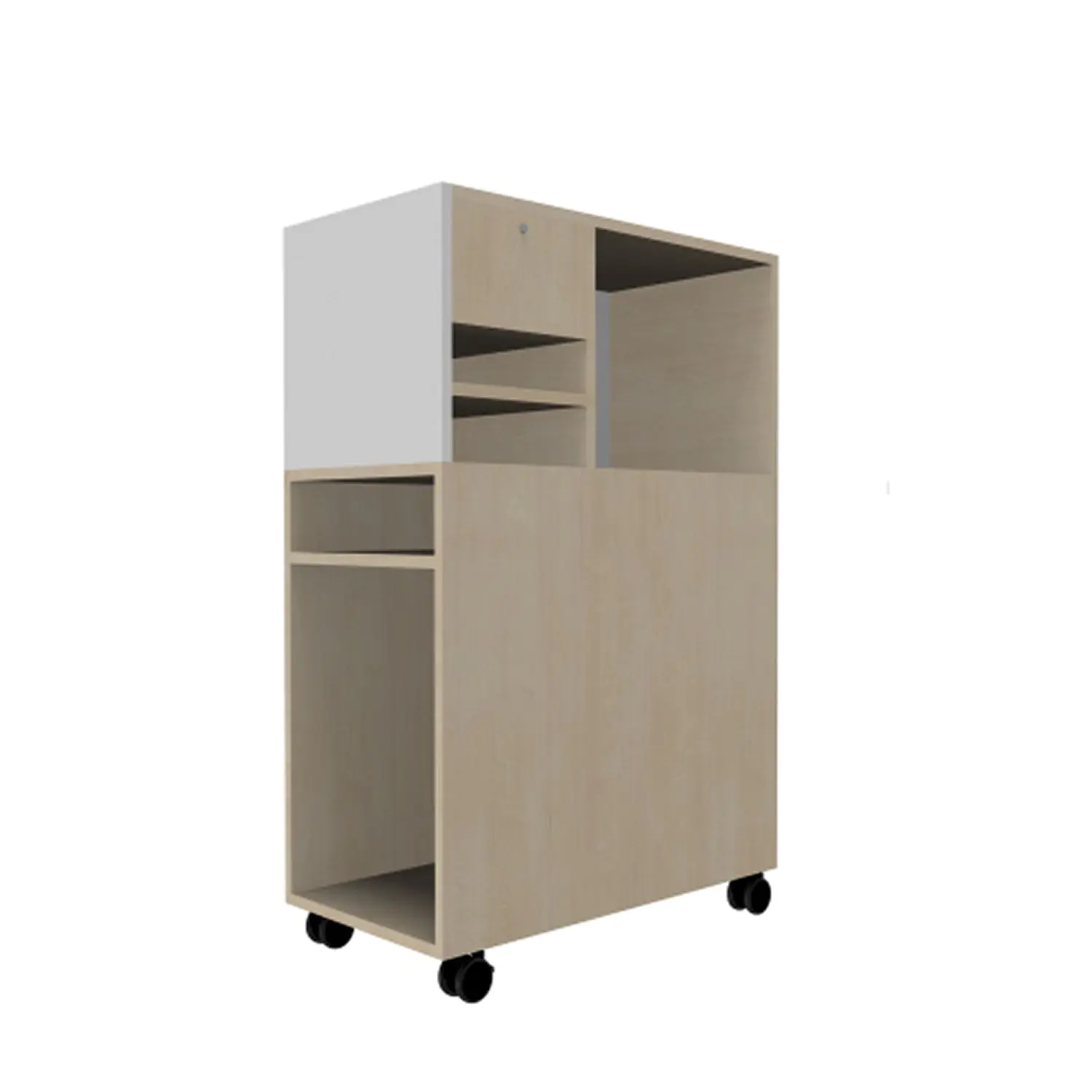 Schülerdepot für den Klassenraum, B/H/T 36,5 x 118 x 80 cm, passend für 80 Tische aus der Kategorie Schränke mit Dreh-Türen und Schüben