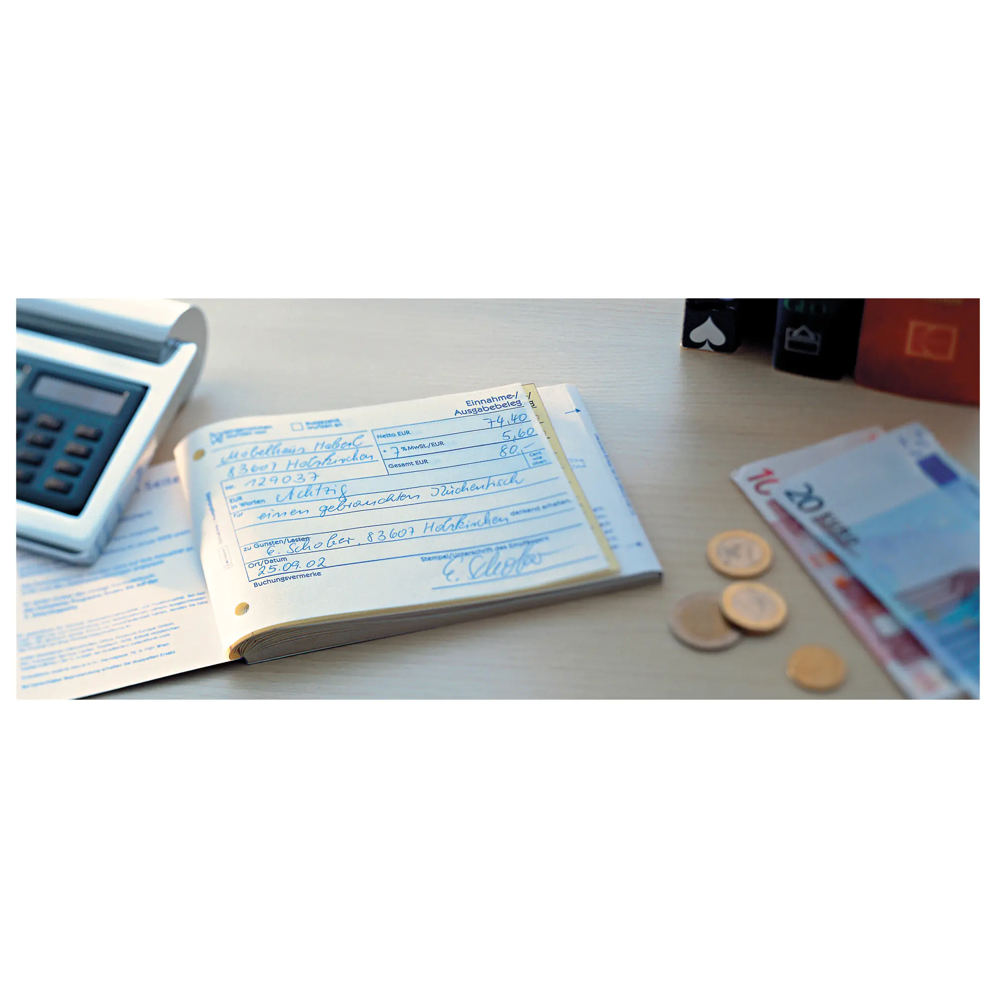 Avery Zweckf. Ausgabebeleg DIN A6 quer 50Blatt ws aus der Kategorie  Formulare & Verträge