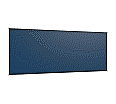 Wandtafel Stahlemaille blau, 300x120 cm, ohne Kreideablage,