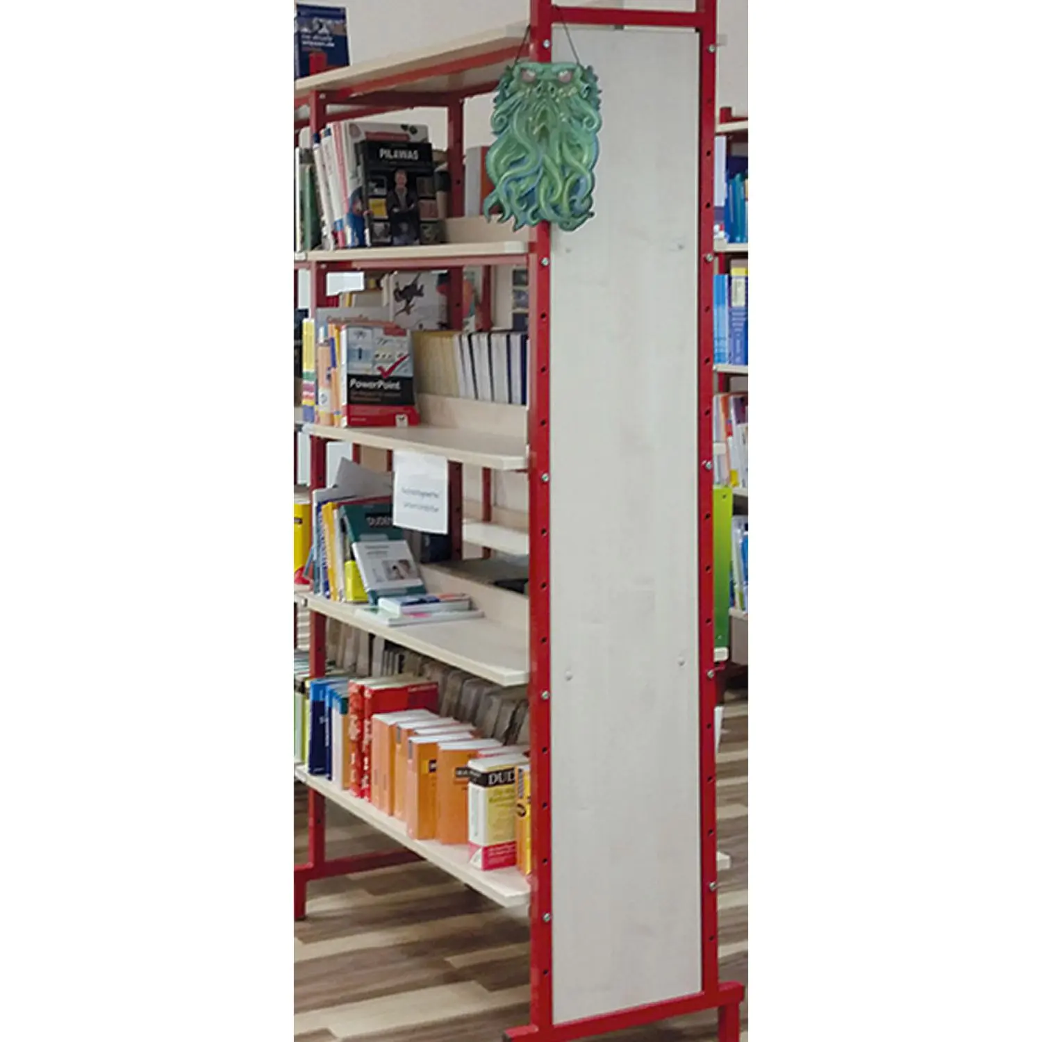 Abschlußblende für einseitiges Regal