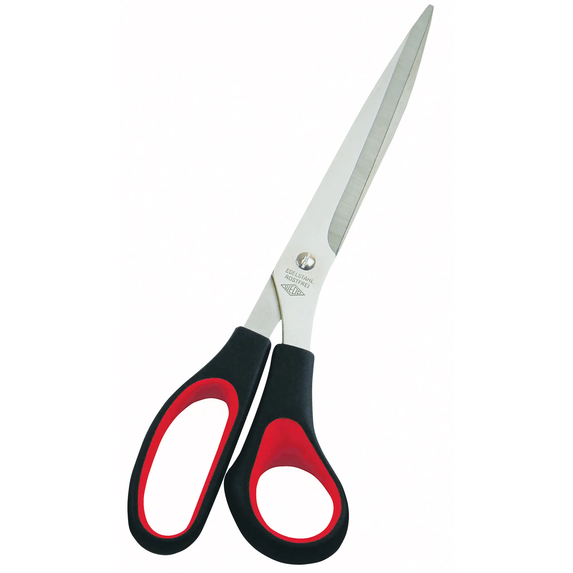 Wedo Schere 25,5cm Edelstahl Softgriff sw/rt aus der Kategorie Schreibtischzubehör