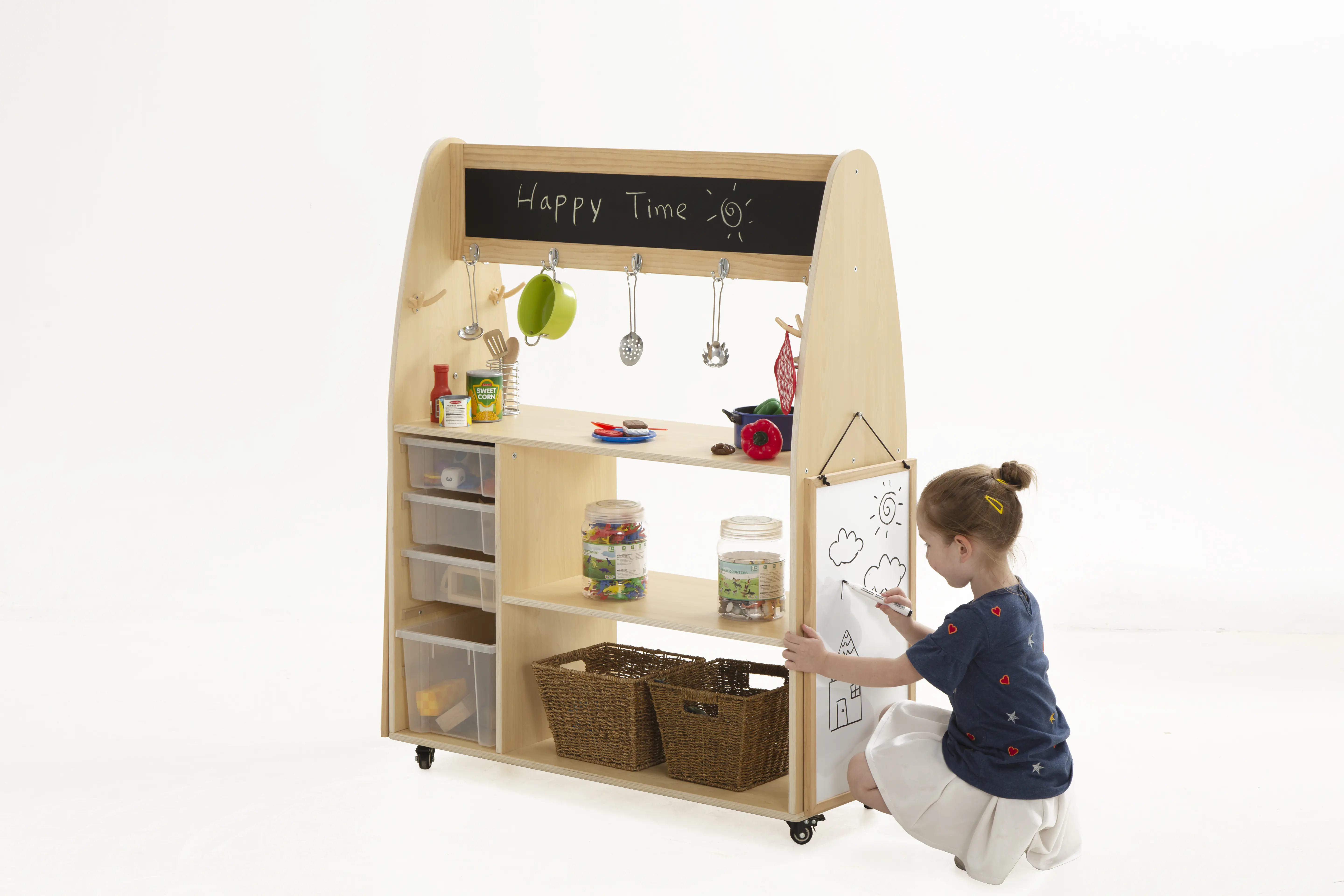 Wisdom Owlaf | Spielstation mobil | 100 x 39 x 128 cm | Holz aus der Kategorie Neu: Wisdom-Möbel