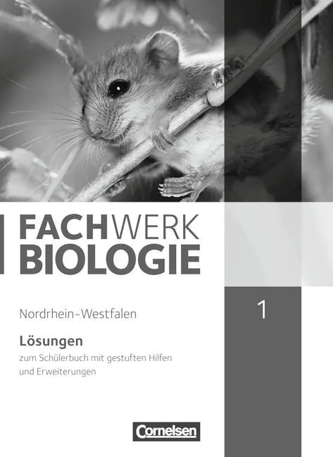 Fachwerk Biologie 1. Lösungen zum Schülerbuch. NRW aus der Kategorie Biologie