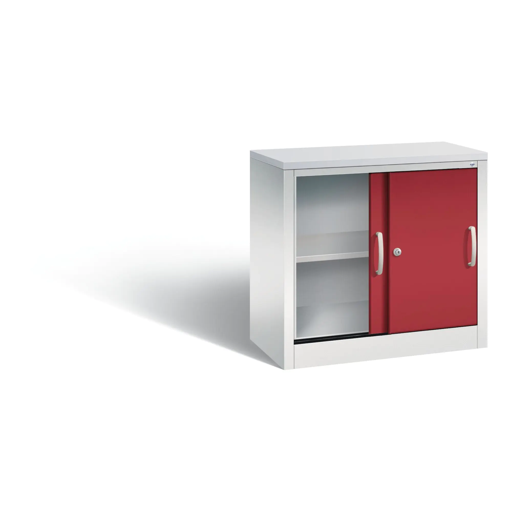C+P Aktensideboard 2OH 800mm Schiebetüren lgr/rrt aus der Kategorie Schränke