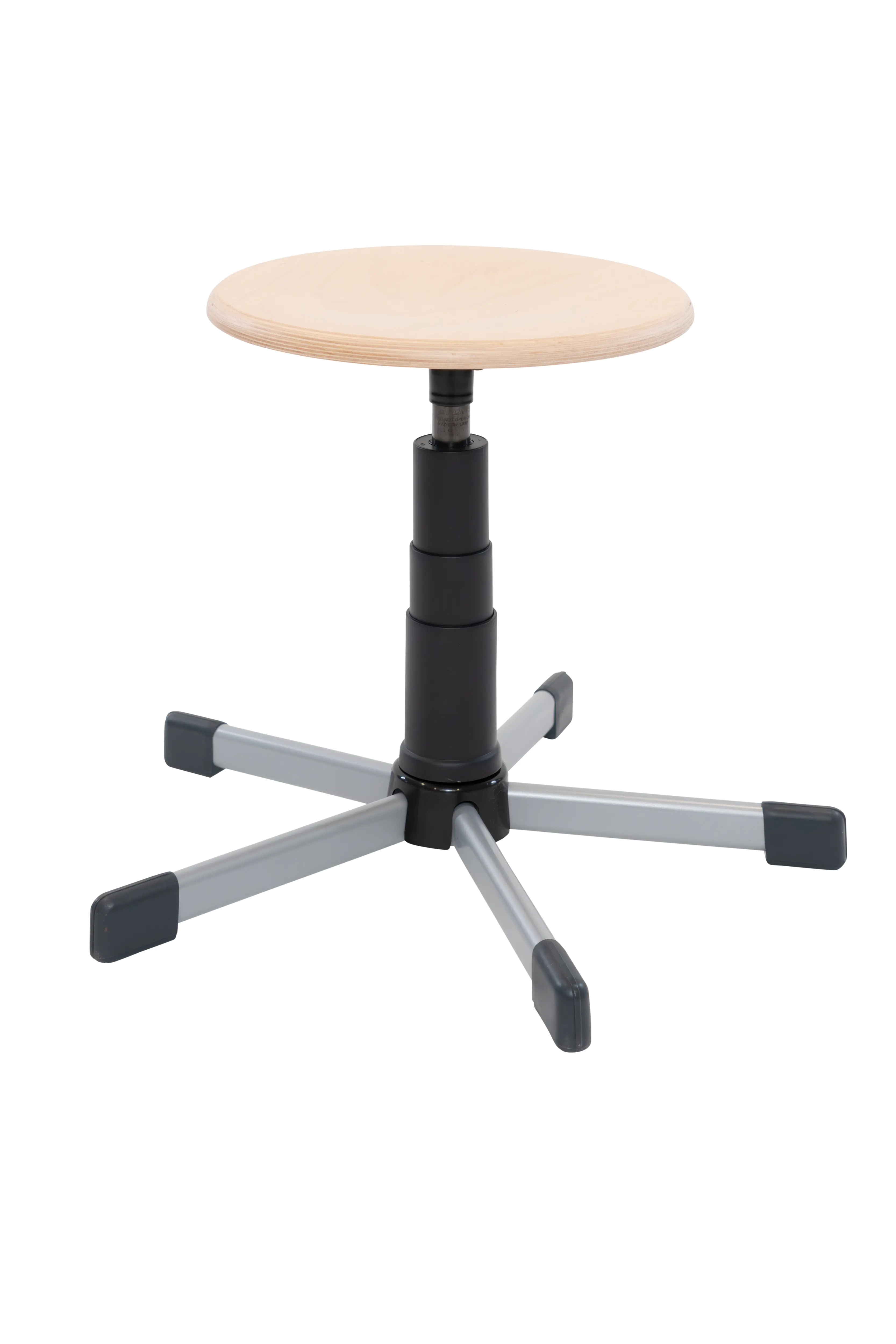 Hocker, höhenverstellbar 44-63 cm, feststehend, mit Drehspindel, aus der Kategorie Hocker