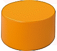 Sitzelement, Hocker rund XL, Durchmesser 56 cm, Höhe 40 cm, Boden mit Anti-Rutsch Material