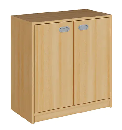 Papierschrank 78 cm breit und mit 7 Fächern geschlossen aus der Kategorie Funktionale Schränke