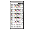 Personal-Raum-Plan,  8 Stunden, 23 Spalten, 103x57 cm,