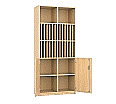 Klassenbuchregal 190 cm hoch, 100x40 cm (B/T), für 28 Klassenbücher aus der Kategorie Klassenbuchwagen