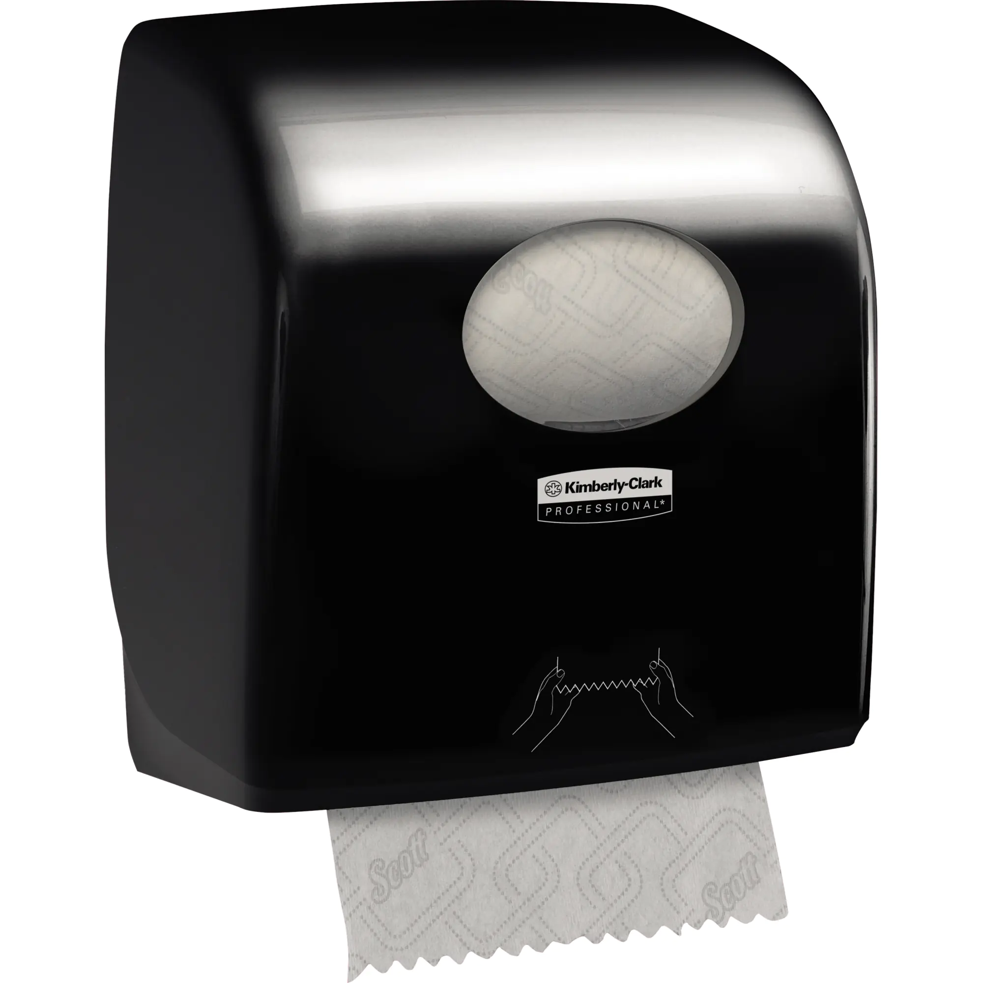 Aquarius Rollenhandtuch- Spender 37,4x29,7x24,8cm sw aus der Kategorie Papiertücher & -spender