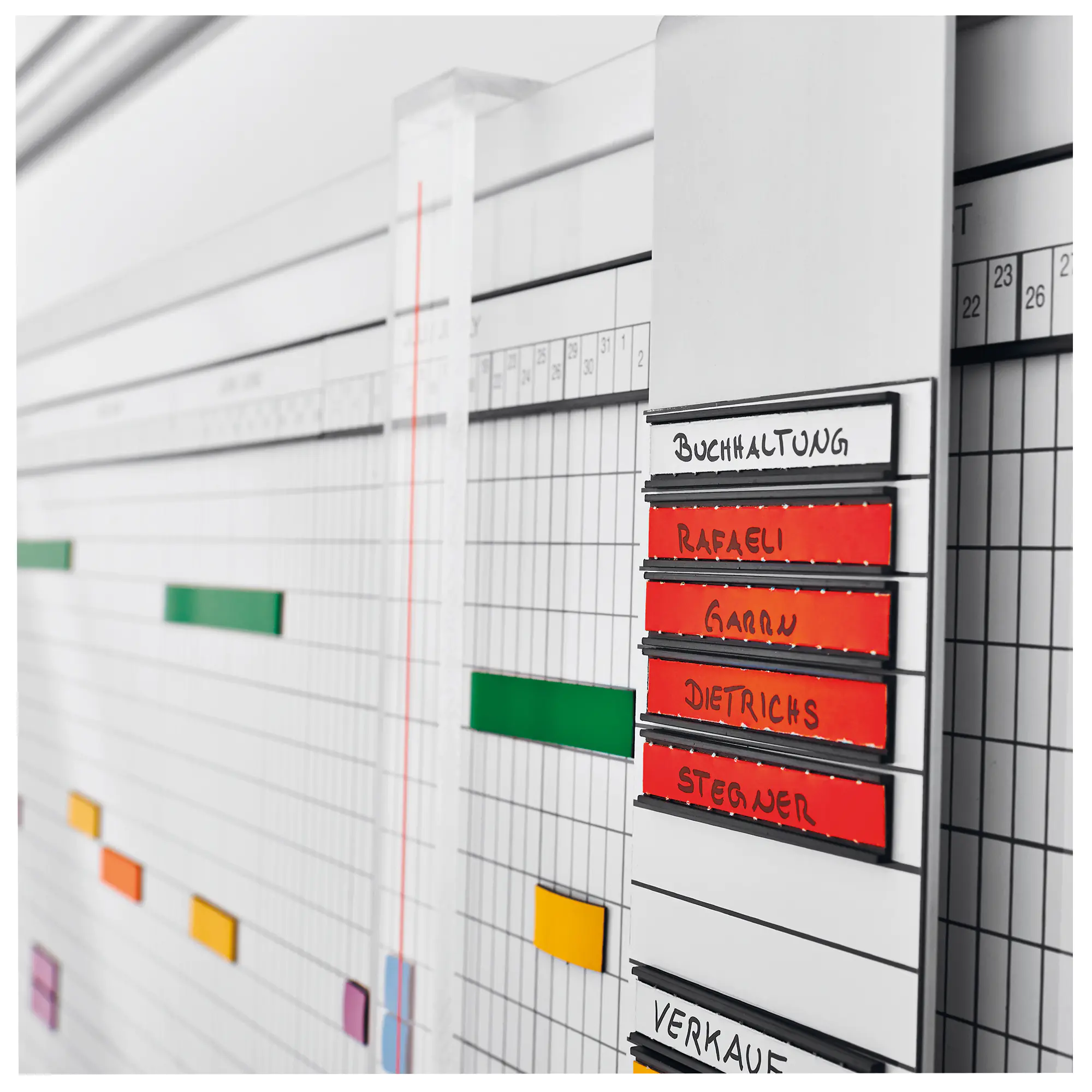 magnetoplan Personalplaner 7- undatiert T/W 60Mitarbeiter aus der Kategorie Plantafeln