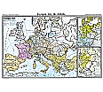 Wandkarte Europa im 16. Jahrhundert, 200 x 140 cm, aus der Kategorie Neuzeit 1500-1870