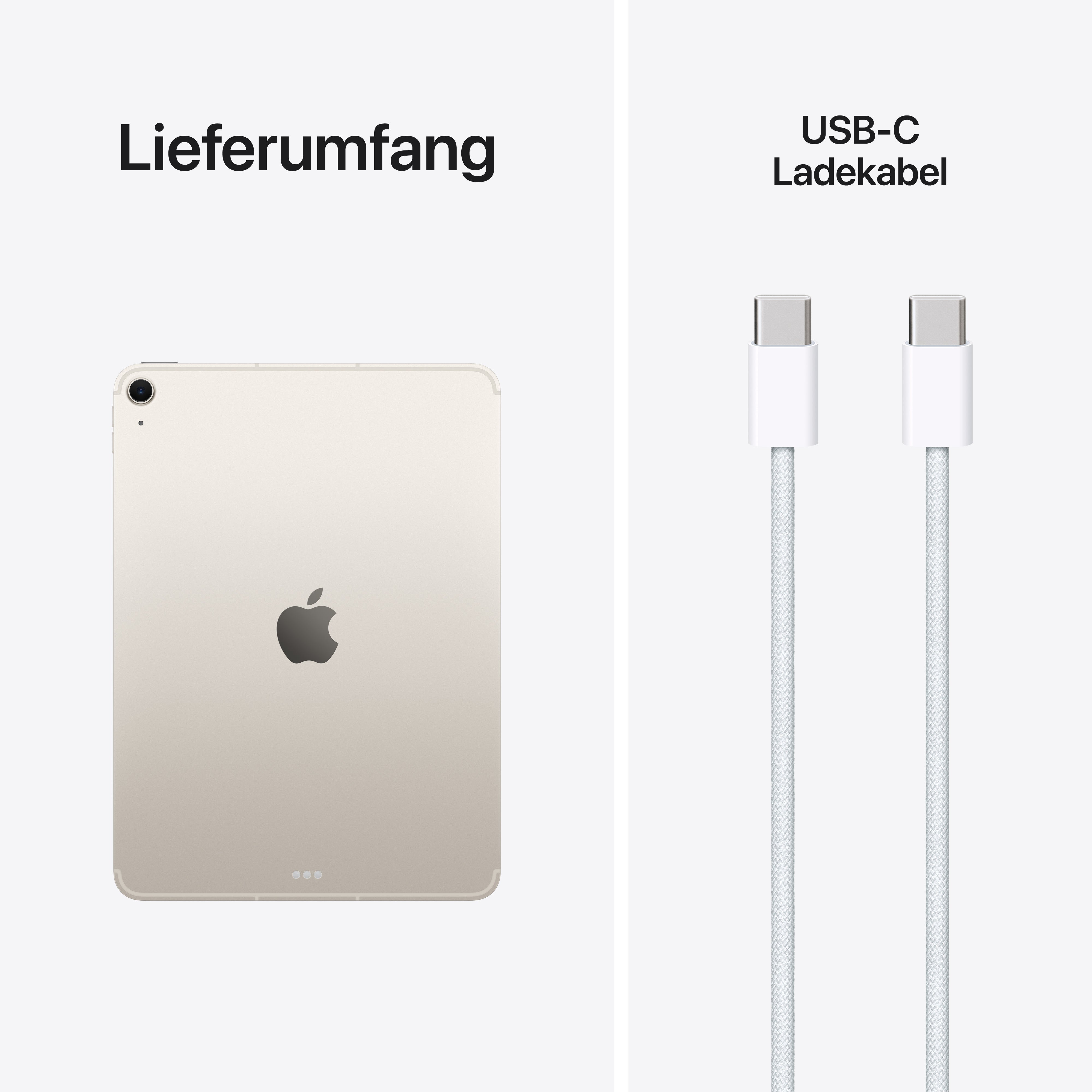 Apple iPad Air 11" (2026) | WiFi+Cellular | 11" | 256GB | Polarstern aus der Kategorie Tablets