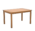 Rechtecktisch, 120x80 cm (B/T), 71 cm hoch, Buche-Massivholzgestell mit gerader Zarge Wechselgleiter aus der Kategorie Rechtecktische